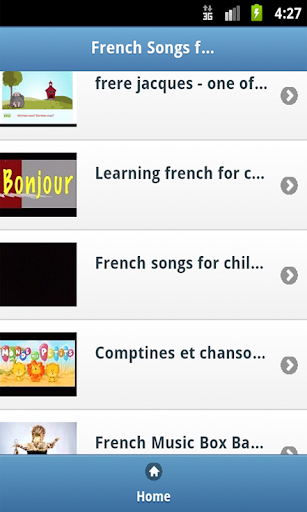 French Kids Songs