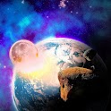 3D Space Background logo