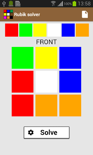 Rubik solver