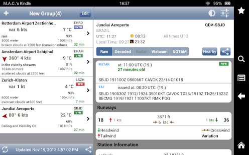 AeroWeather Screenshot
