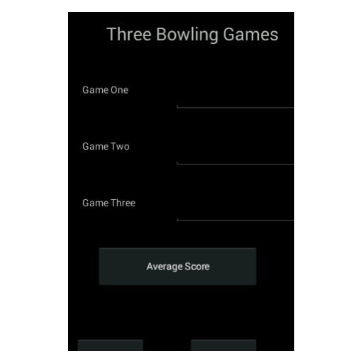 Bowling: Three Game Average
