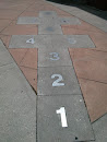 Hopscotch Game Art 2 in Front of the Children Place