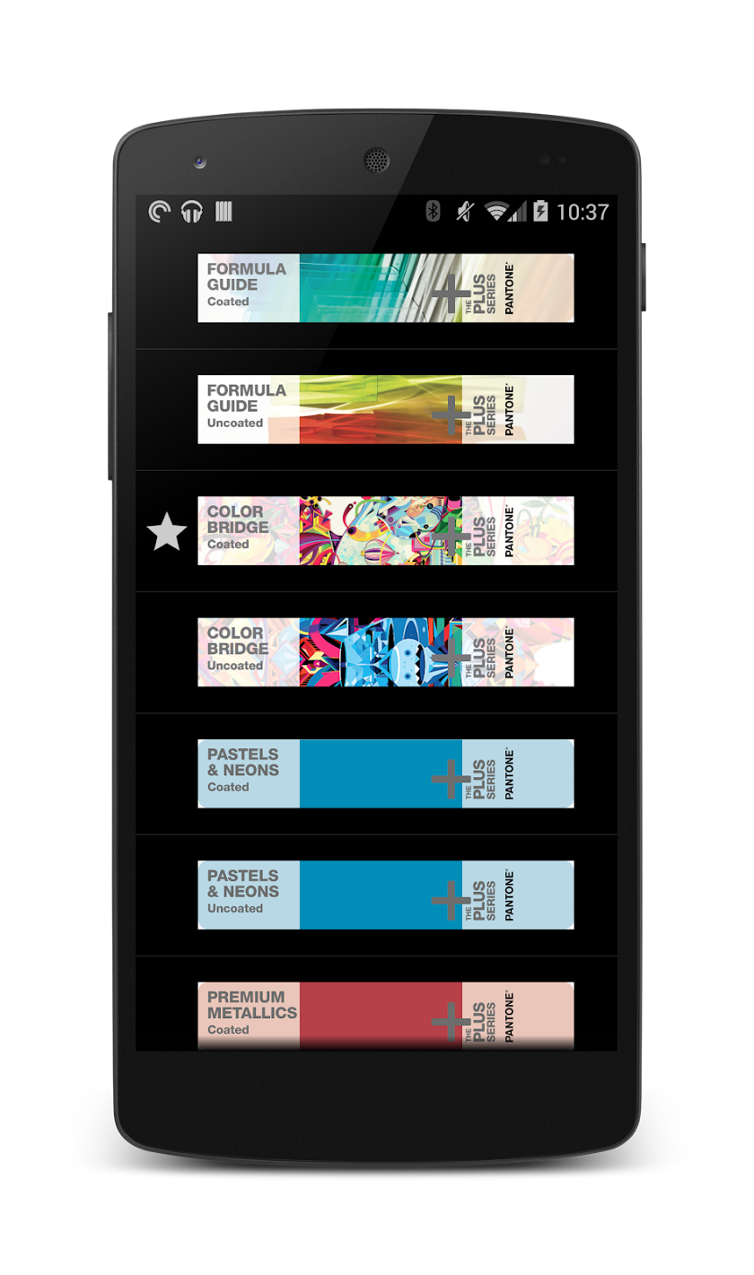myPantone Screen 2