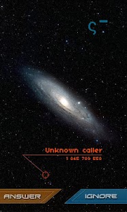 Galaxy Theme - BIG! caller ID Screenshots 1