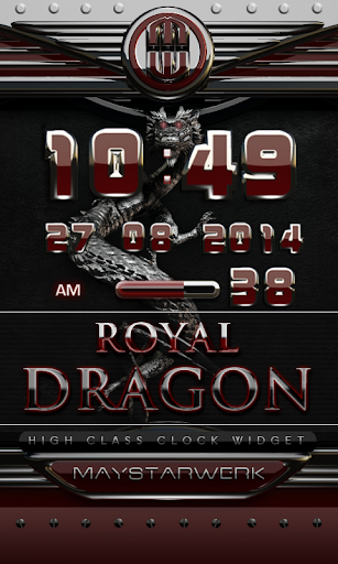 dragon digital clock royal