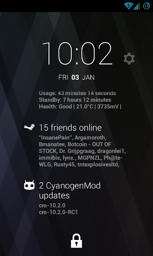 Steam Friends for DashClock