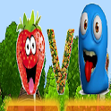 Fruits vs. Worms logo