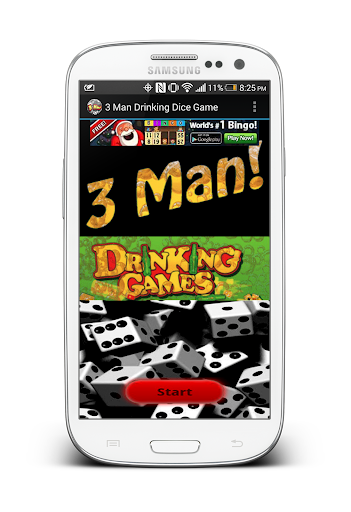3 Man Dice Drinking Game