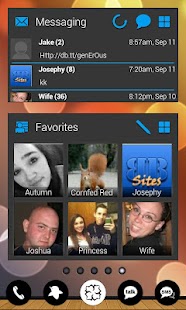 Download APW Themes: Blue(Dark) APK