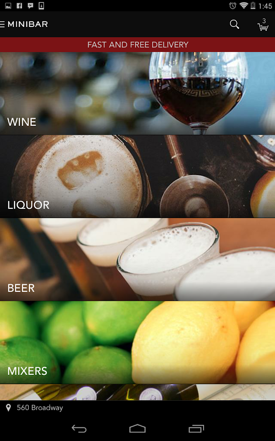 Minibar Delivery Android Apps on Google Play