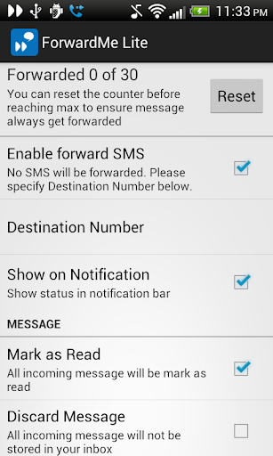 ForwardMe Lite