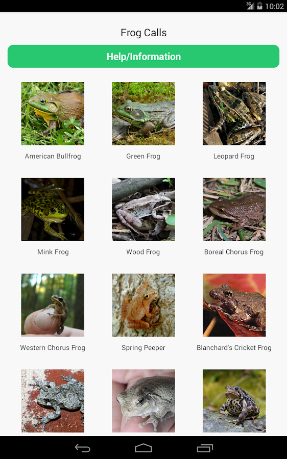 Frog Calls Android Apps on Google Play