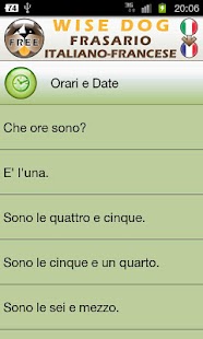 French Italian Phrasebook Screenshots 1