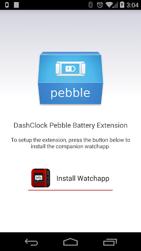 【免費個人化App】Pebble Battery for DashClock-APP點子