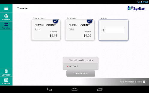 The Village Bank for Tablet Screenshots 3