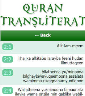 Lastest Quran Transliteration APK for Android