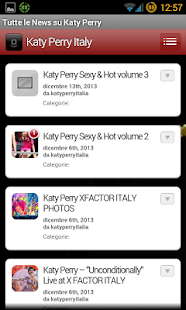 Katy Perry Italy World App - screenshot thumbnail