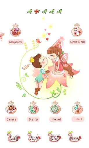 CUKI Theme Fairy Love Couple