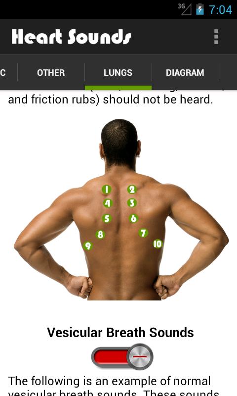 Heart Sounds (+ Lung Sounds) Screen 2
