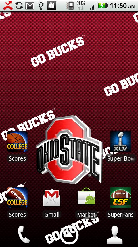 Android application Ohio State Live Wallpaper HD screenshort