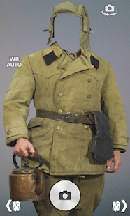 WW 2 soldier suit photomontage - náhled