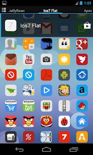 Ios7 Flat (APEX NOVA GO THEME) v1.1.0 