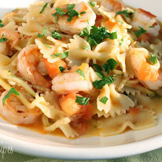 zucchini butter pasta lemon and in Shrimp Zucchini Bowties Light Tomato Sauce with