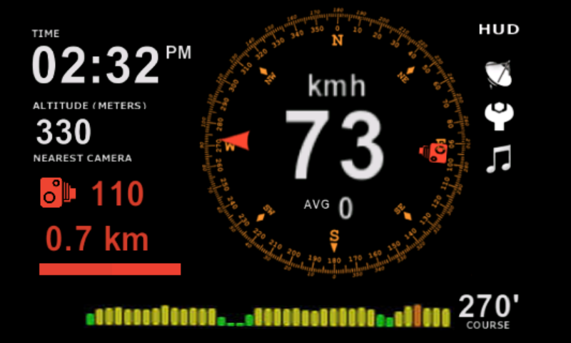a.Smart HUD +SpeedCams Screen 1