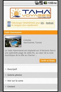 TAHA VOYAGES Screenshots 5