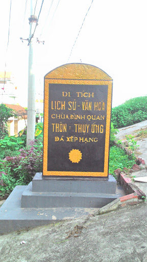 Di Tich Lich Su - Chua Dinh Quan Thon Thon Thuy Ung
