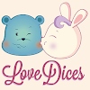 Love Dices Bunny and Teddy