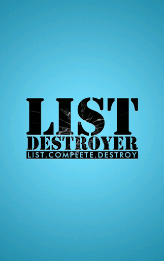 【免費生產應用App】List Destroyer-APP點子