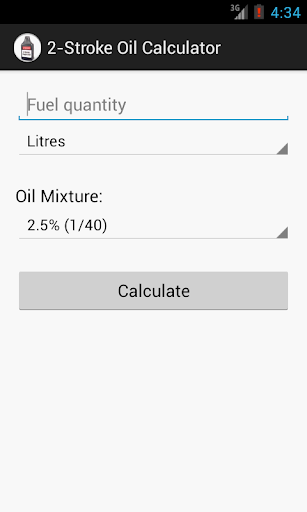 2-Stroke Oil Calculator