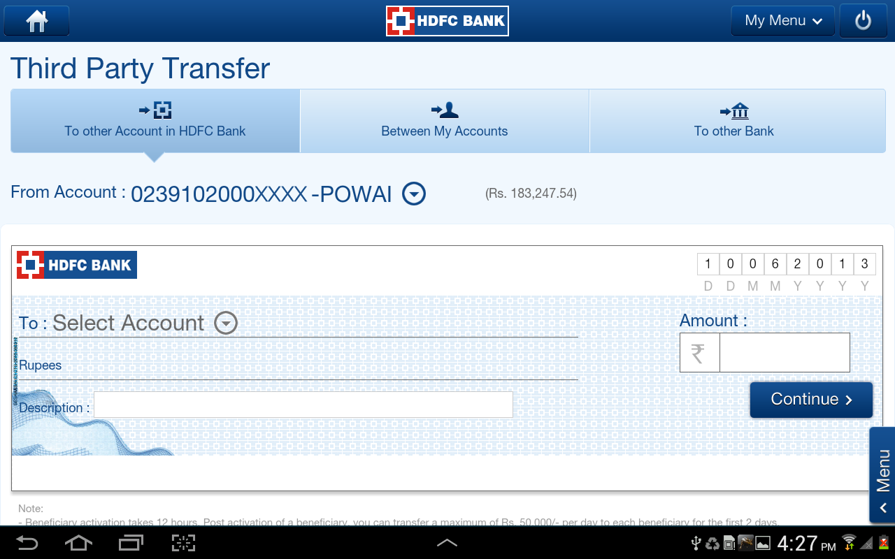 how to add money to hdfc forex card