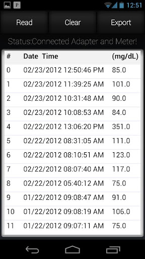 OneTouch Ultra2 Auto Logbook