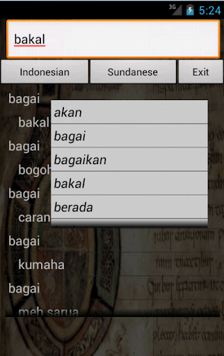 Sundanese Indonesia Dictionary