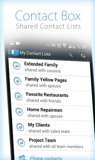ContactBox - Shared Contacts
