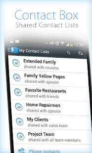  ContactBox - Shared Contacts- screenshot thumbnail  