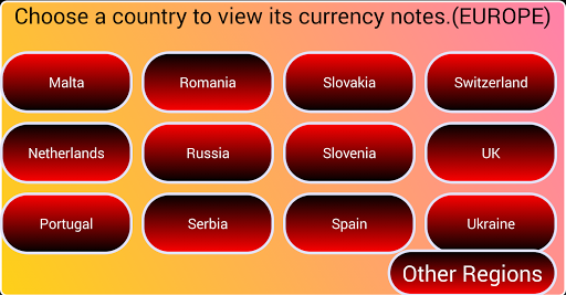European Currency Notes