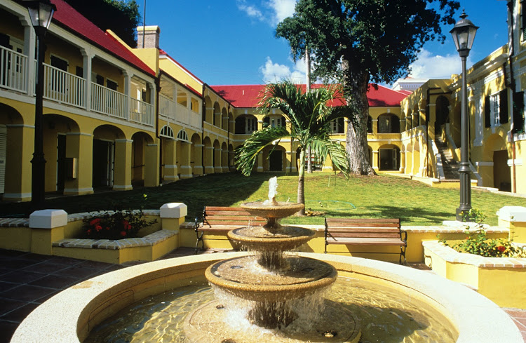 The Governor's Mansion on St. Croix in the US Virgin Islands.