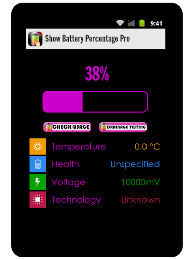 Show Battery Percentage Pro