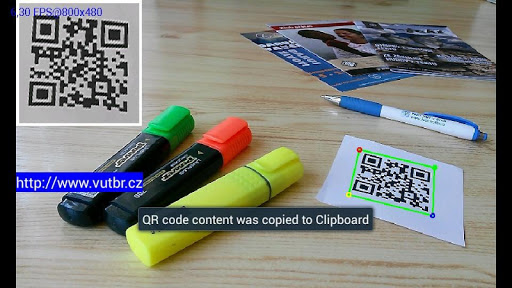 Advanced QR Code reader