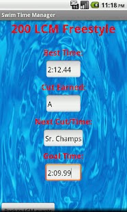 Lastest Swim Time Manager APK for PC