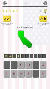 Los 50 estados de los EE.UU. Screen 2