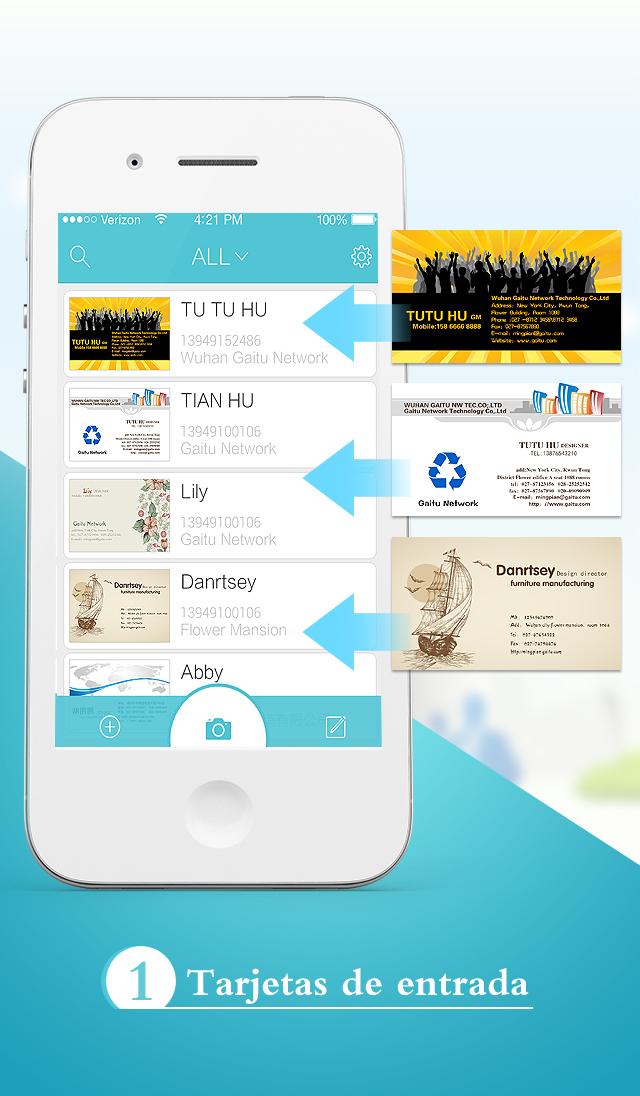 Android application Foxcard pro &amp; Card Scanner screenshort