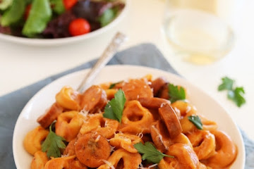 Creamy Smoked Sausage Tortellini