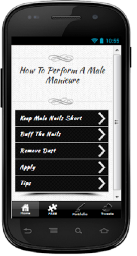 Perform A Male Manicure