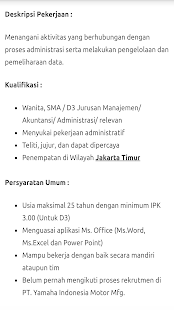 Lowongan Kerja Indonesia Screenshots 11