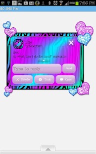 How to mod GO SMS - Hearts Candy Zebra 4 1.1 apk for android