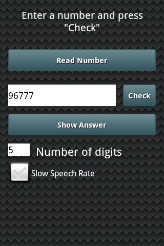 Verbal Working Memory Test